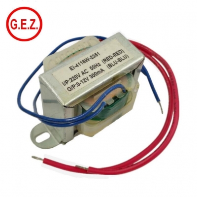 GEZ high quality 220v ac 12v dc low frequency transformer single phase transformer for audio
