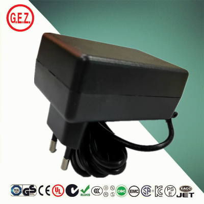 GEZ AC DC Power Supply with UK/US/EU Wall Mount Customized Adapter Charger